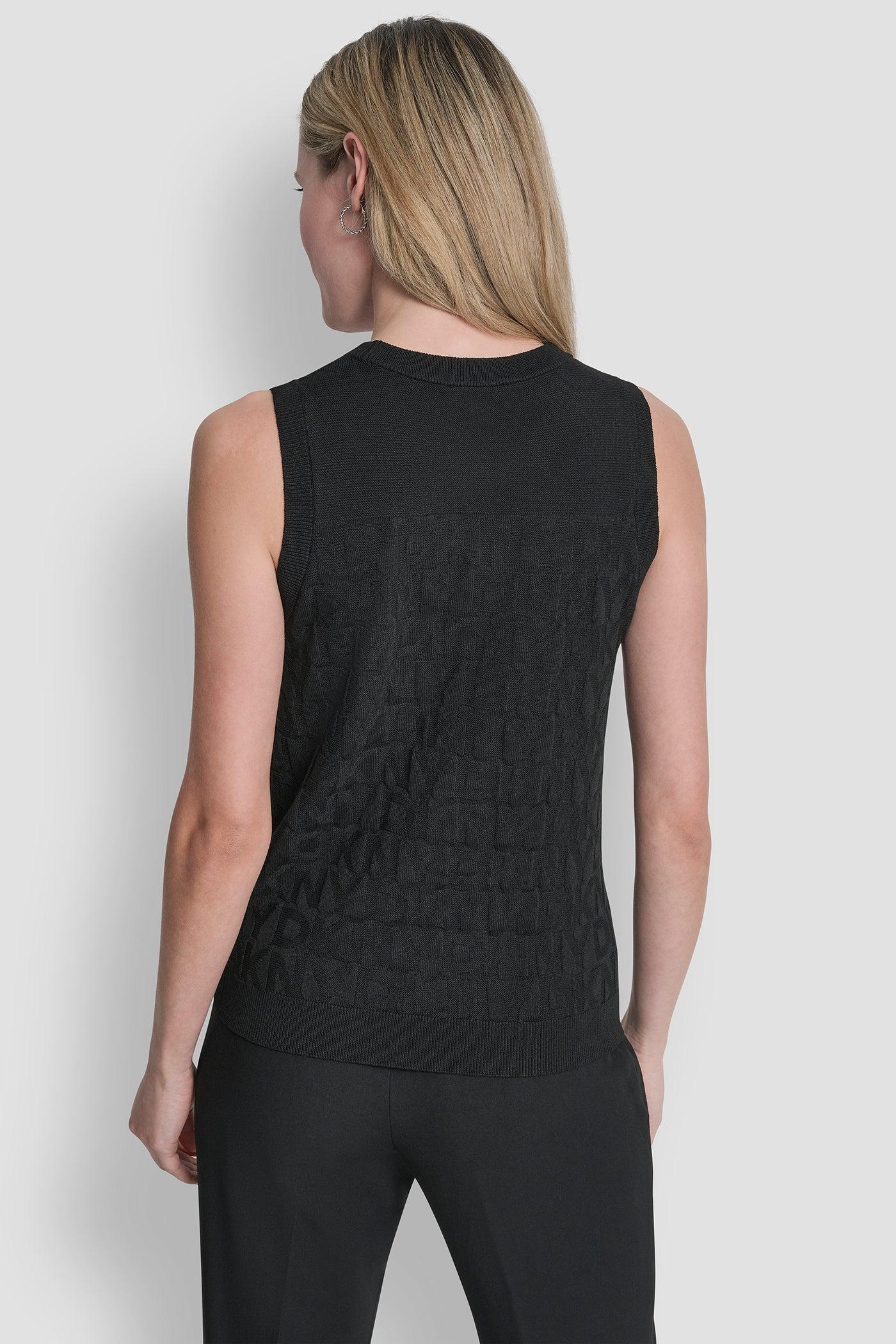 SWEATER TANK WITH ALL OVER LOGO Product Image