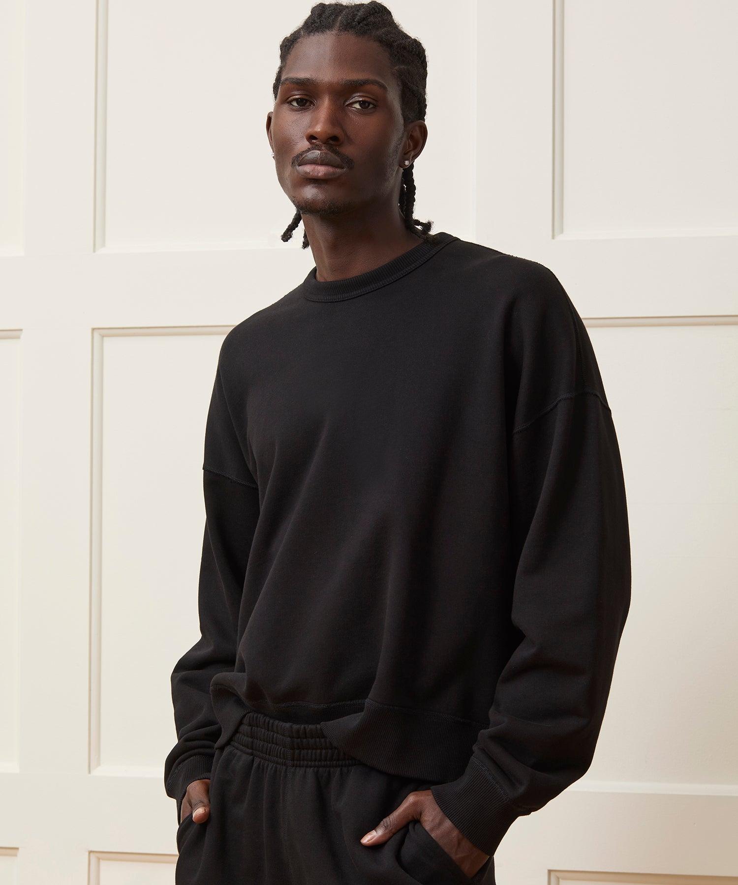 Relaxed Portuguese Terry Crewneck Product Image