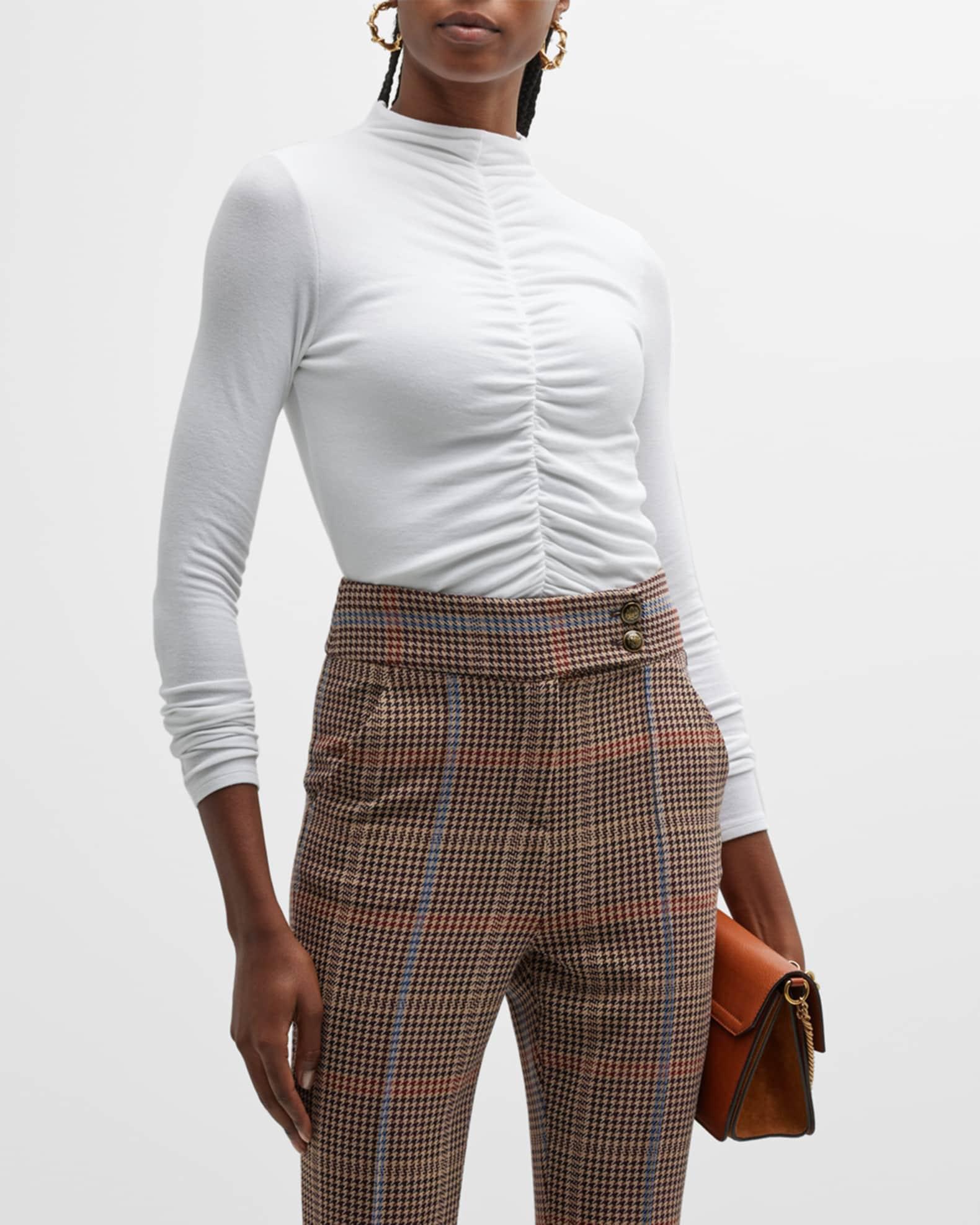 Theresa Knit Ruched Turtleneck Product Image