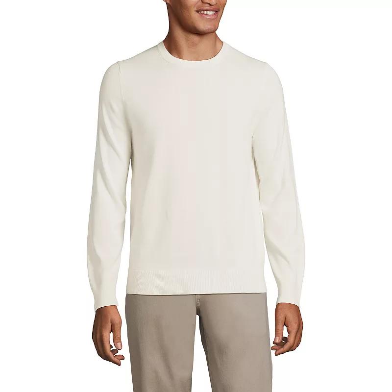 Big & Tall Lands' End Fine Gauge Crewneck Sweater, Men's,  Product Image
