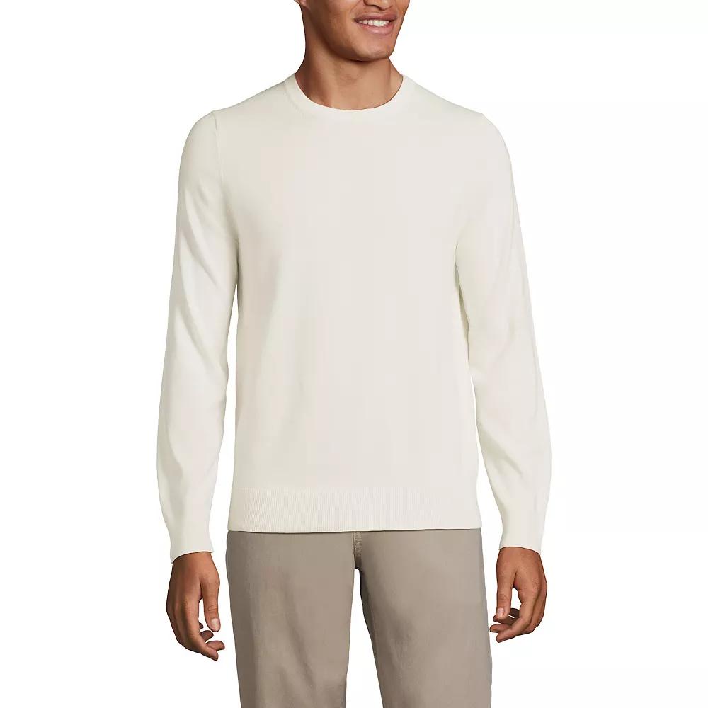 Big & Tall Lands' End Fine Gauge Crewneck Sweater, Men's,  Product Image