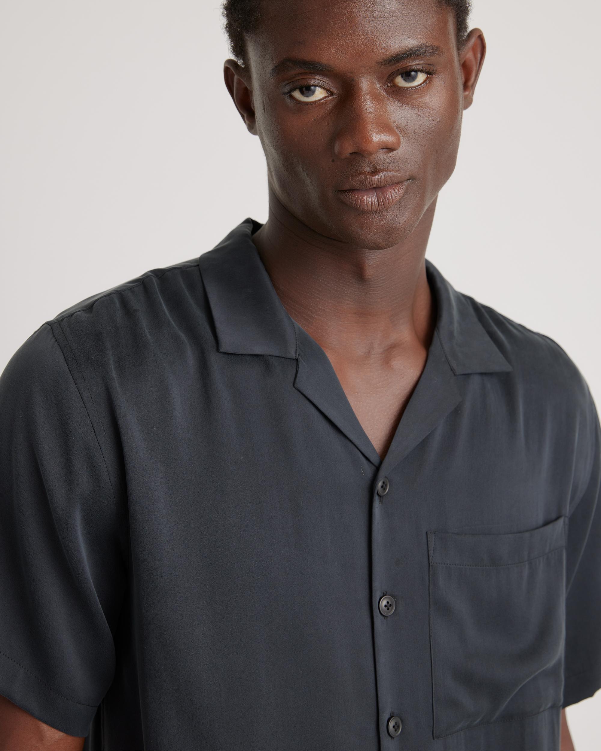 Quince | Men's Button Down Short Set Silk Product Image