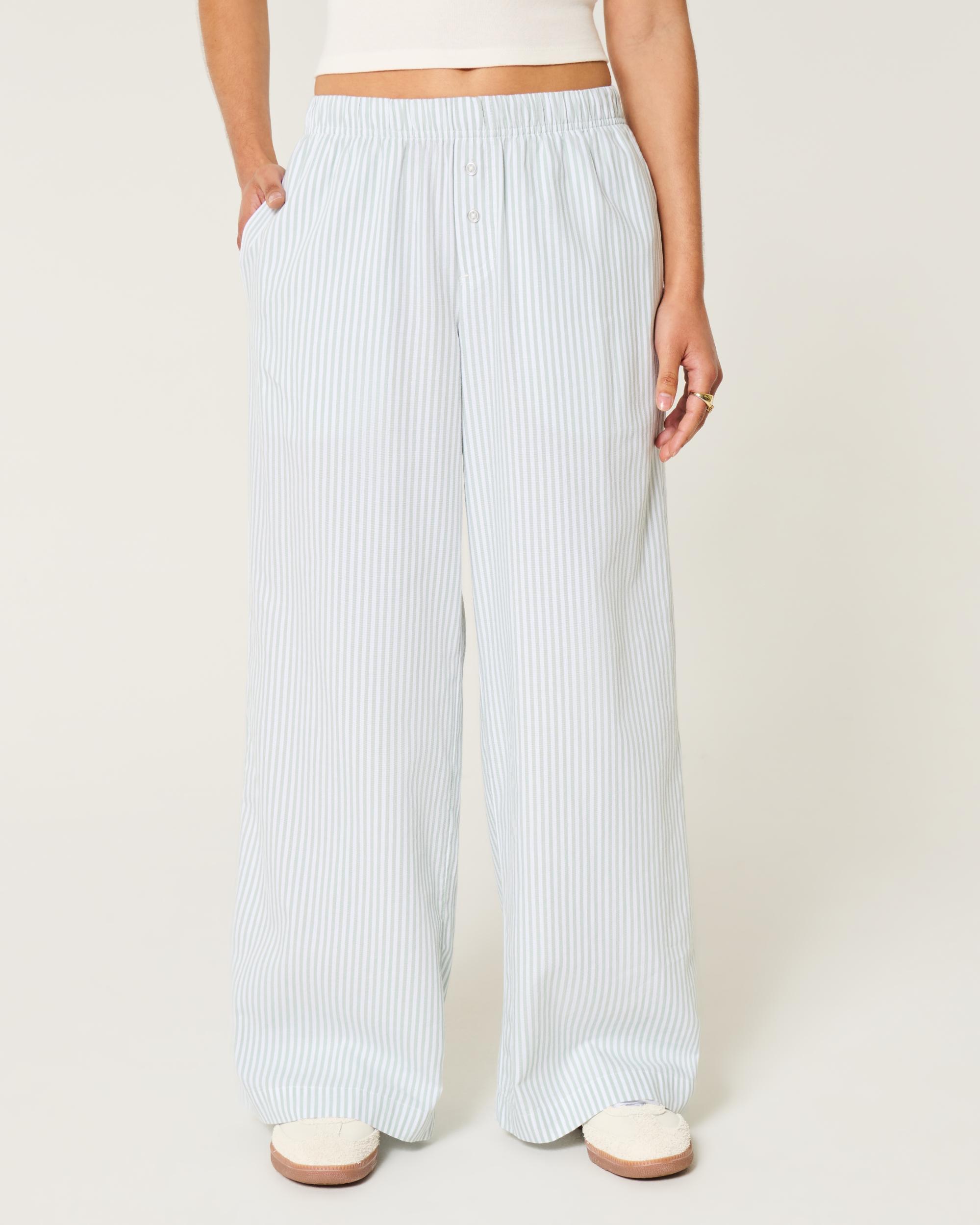 Baggy Cotton Pajama Pants Product Image