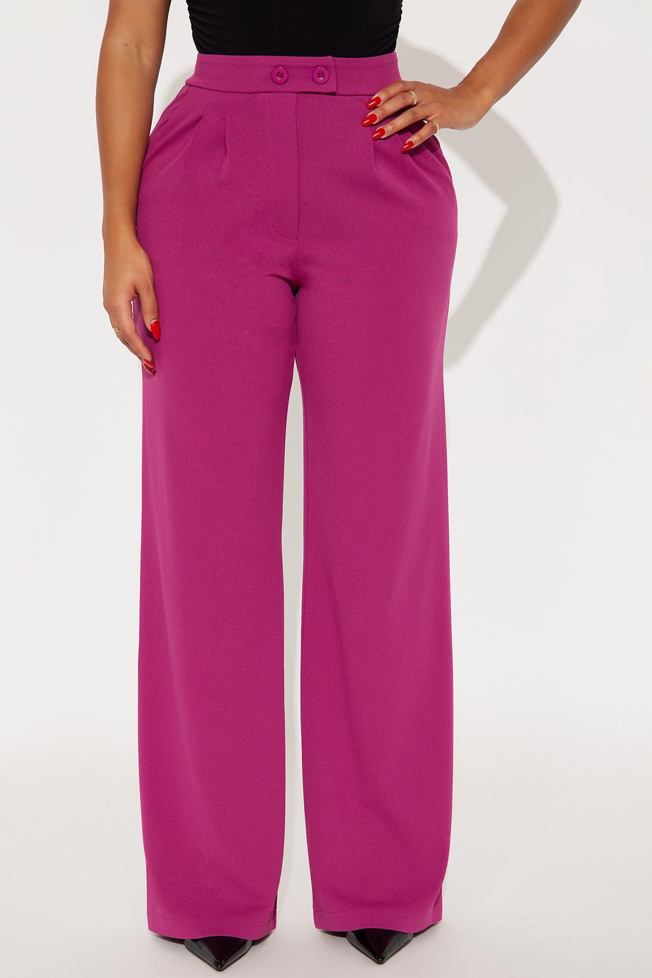 Feeling Focused Trouser - Raspberry Female Product Image