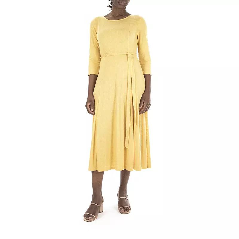 Women's Nina Leonard Sylvia Midi Dress,  Product Image
