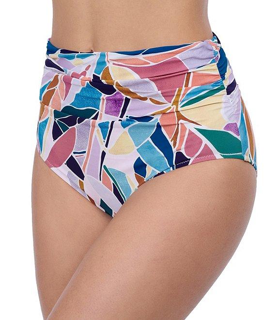 Profile By Gottex Aura Shirred High Waist Swim Bottom Product Image