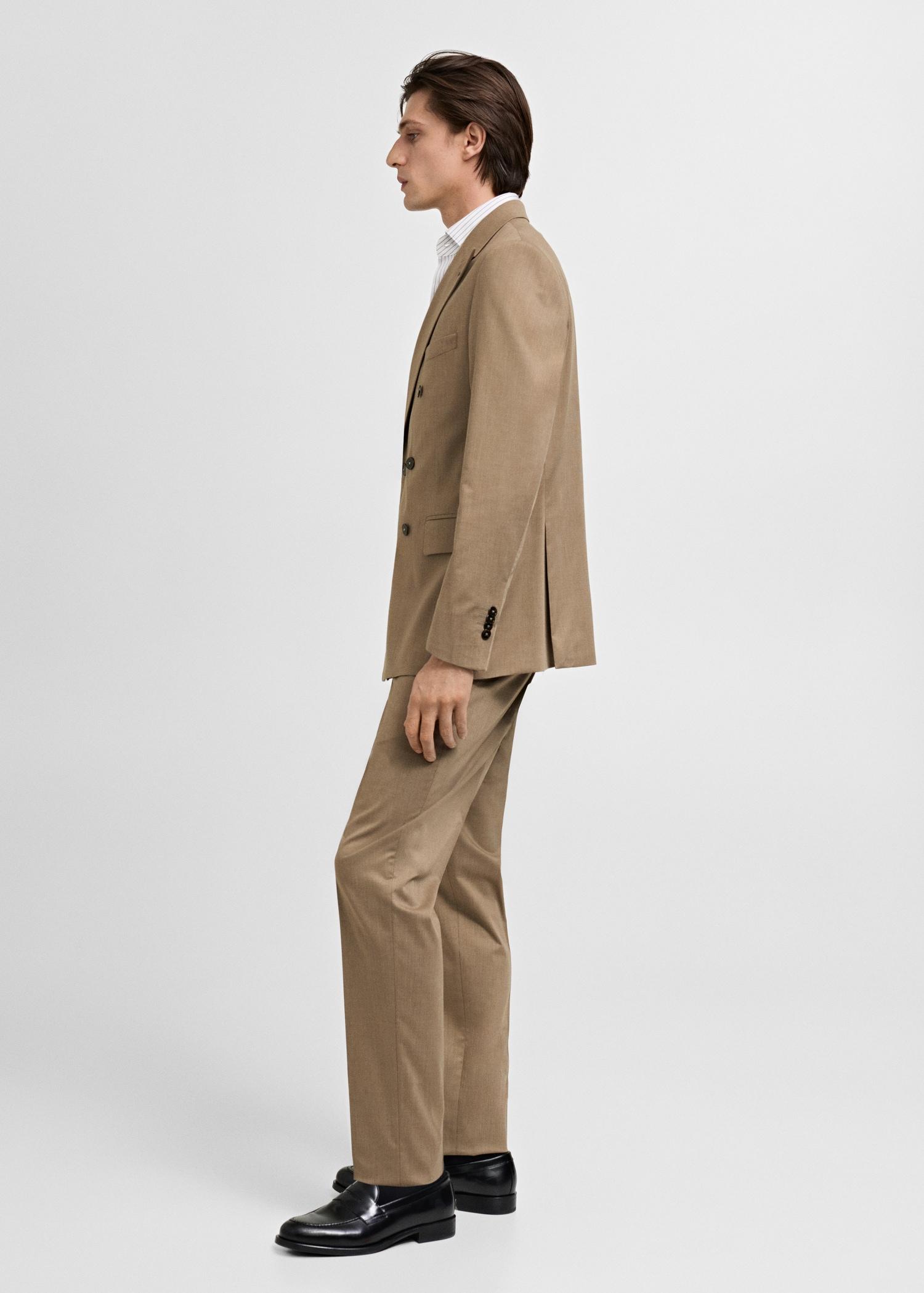 Monaco slim-fit suit pants - Men | MANGO USA Product Image