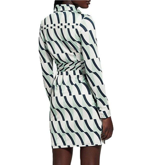 Guess Zora Printed Long Sleeve Mini Dress Product Image