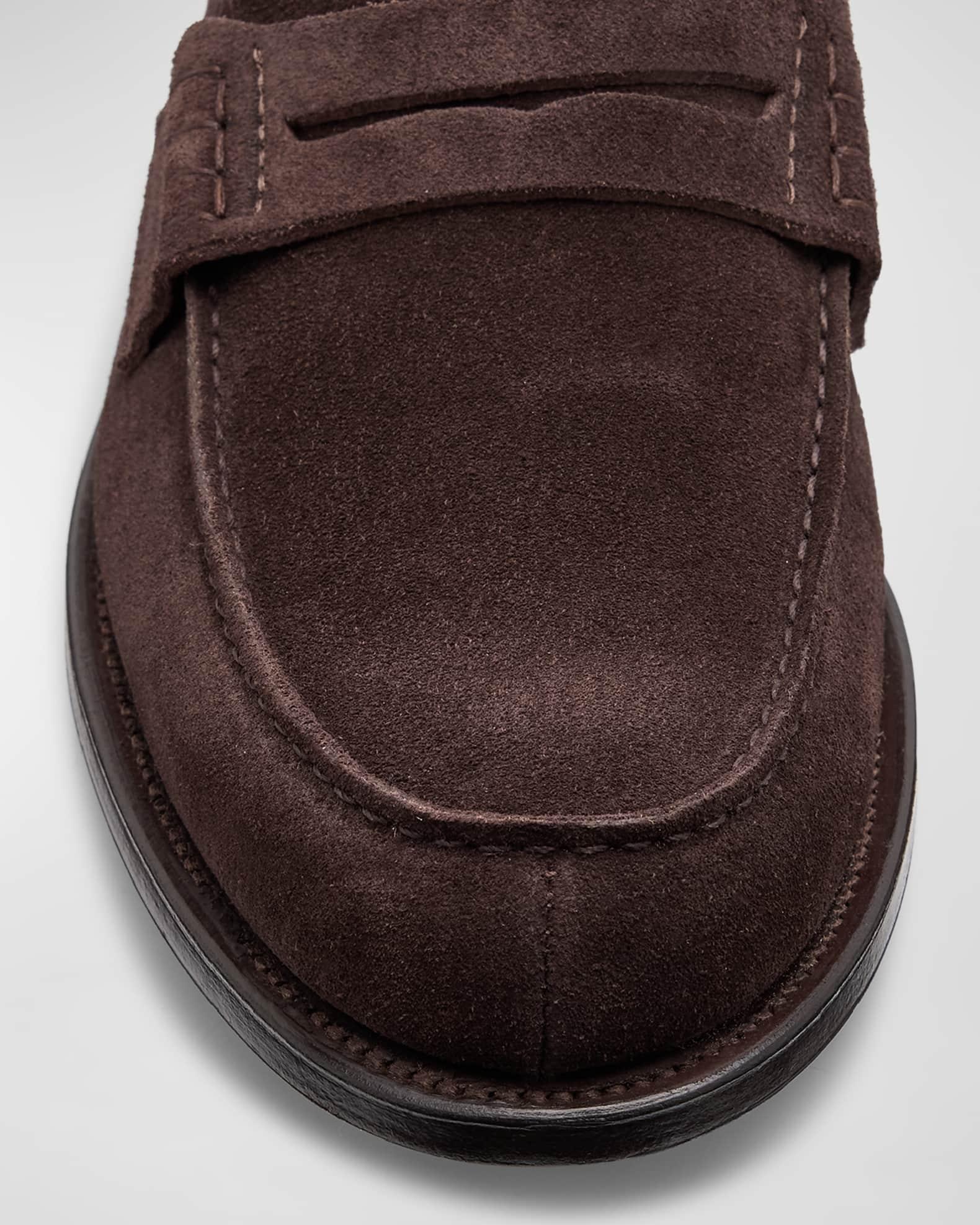 Men's Pembrey Suede Penny Loafers Product Image