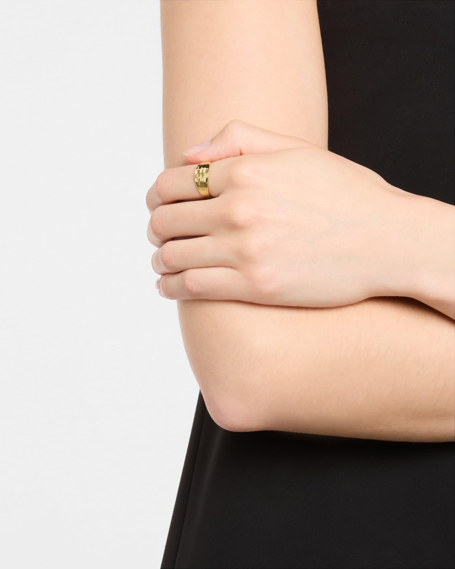 Tapered Hammered Ring Product Image