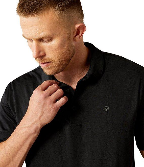 Ariat 360 Airflow Classic Fit Short Sleeve Solid Polo Shirt Product Image