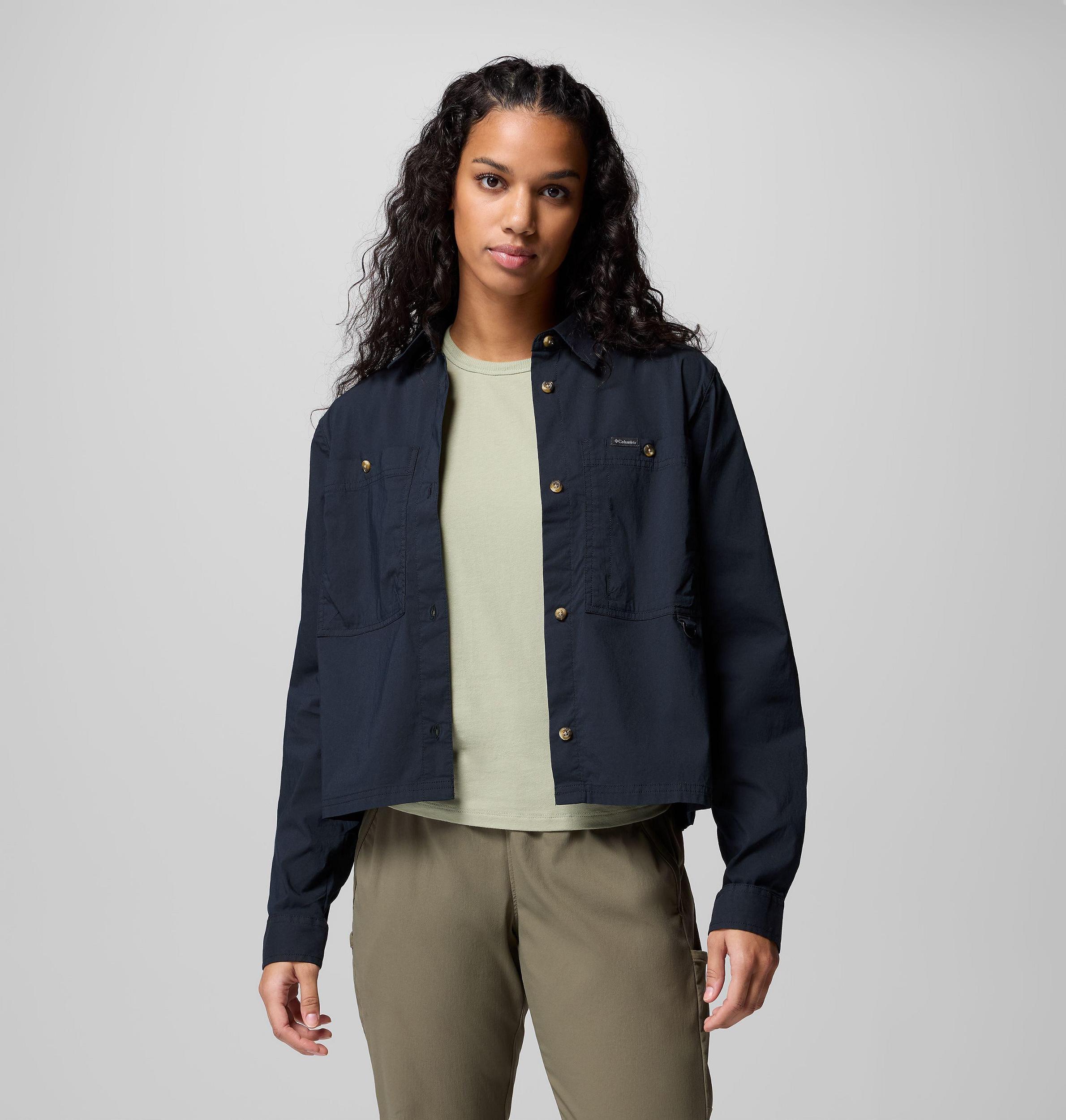 Columbia Womens Brea Falls Woven Long Sleeve Shirt- Product Image