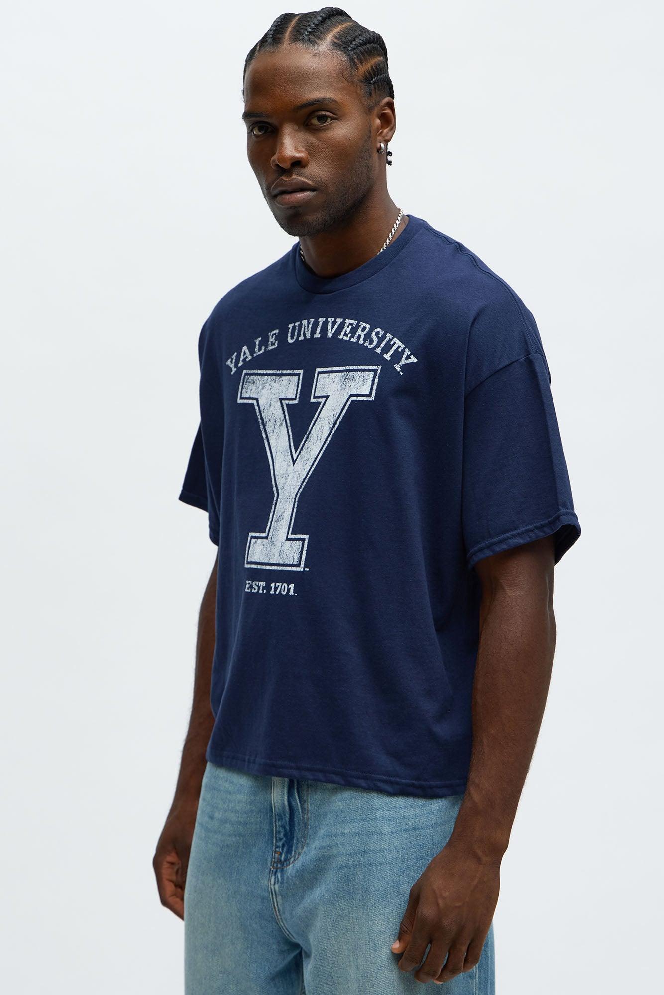 Yale University Oversized Short Sleeve Tee - Navy Product Image