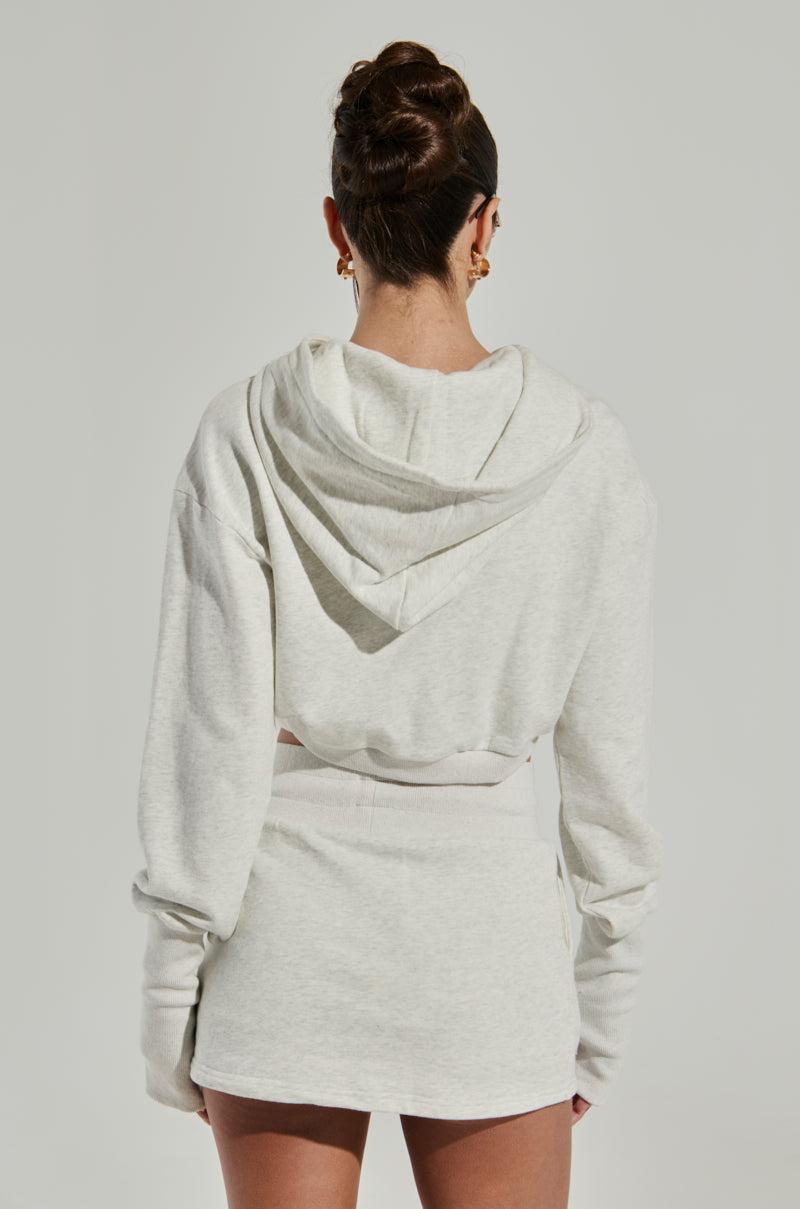 STINGY WITH MY TIME SUPER CROPPED SWEATSHIRT Product Image