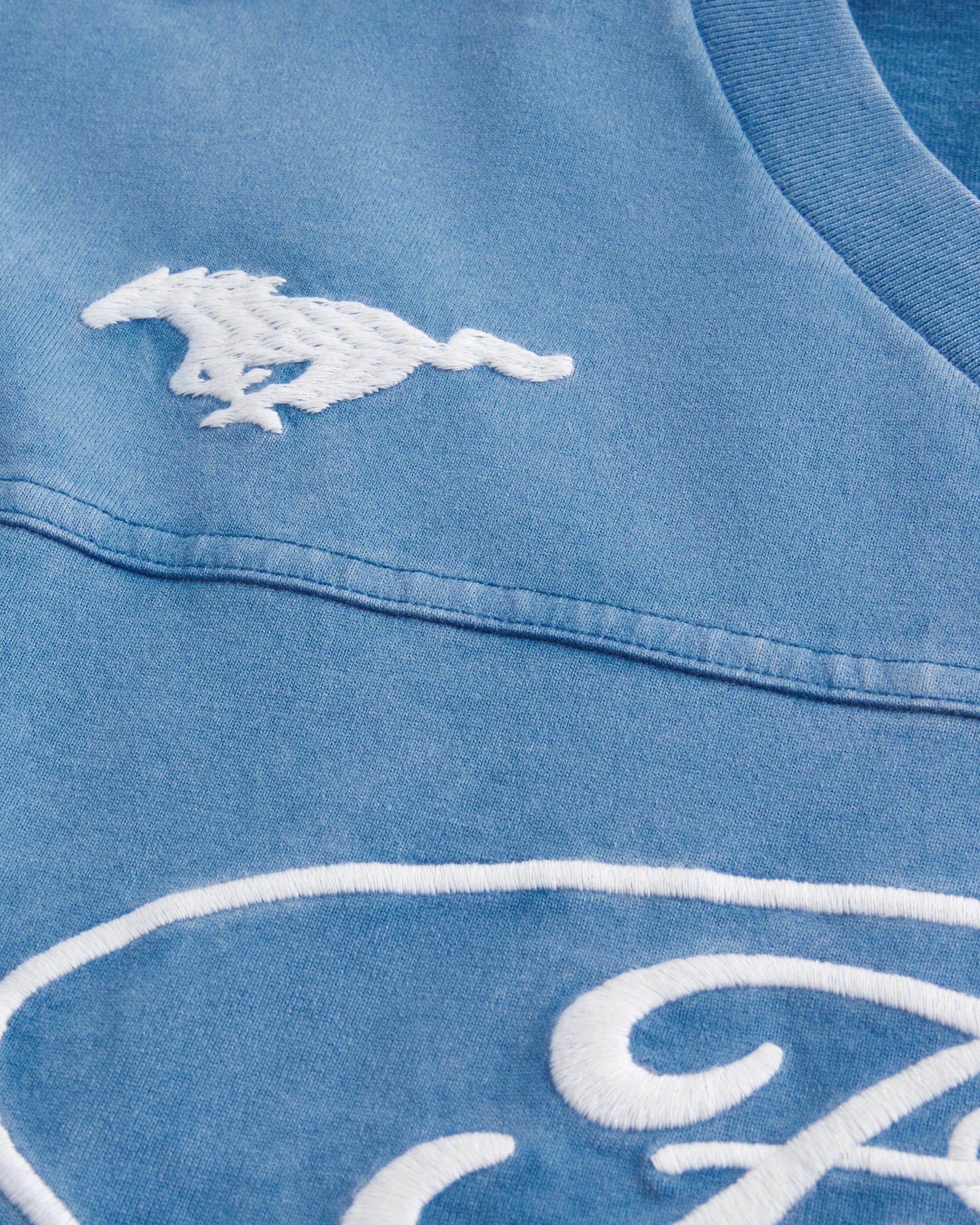 Baggy Heavyweight Crop Ford Graphic Tee Product Image