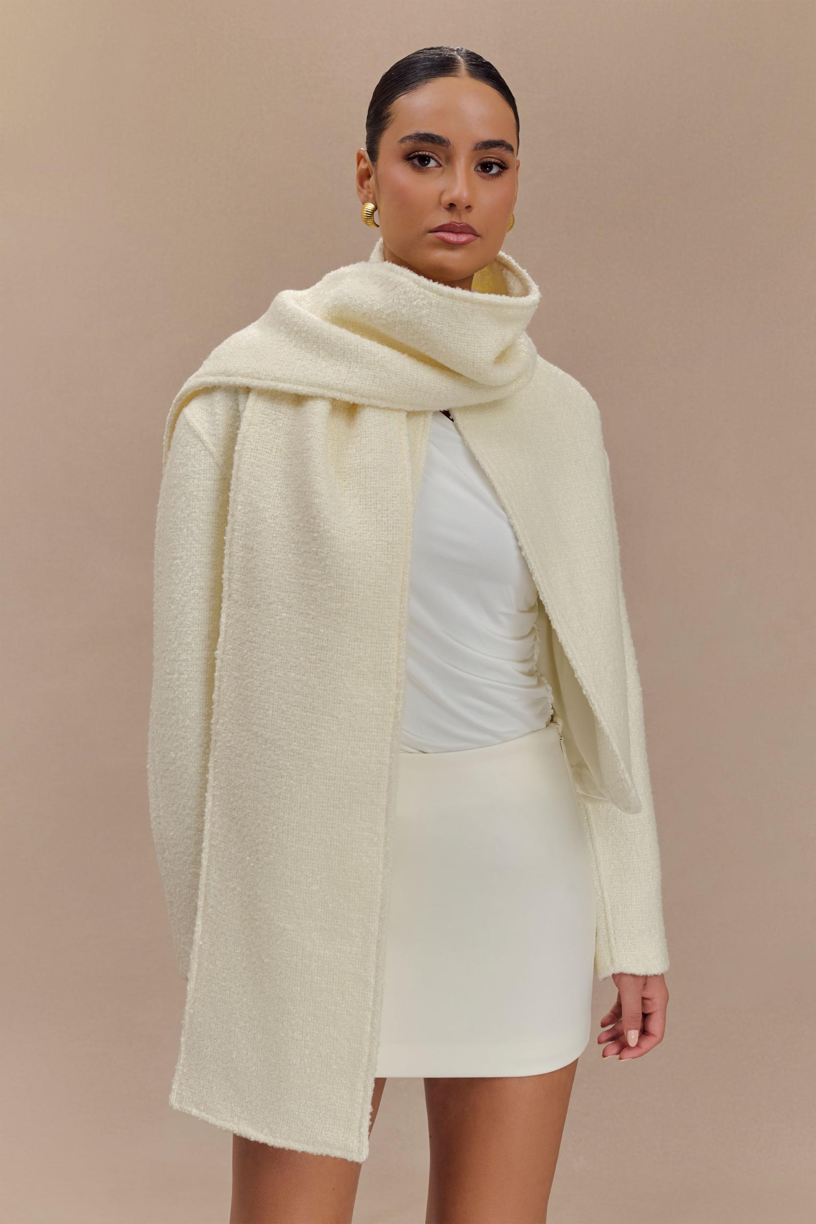 Bree Scarf And Jacket - Ivory Product Image