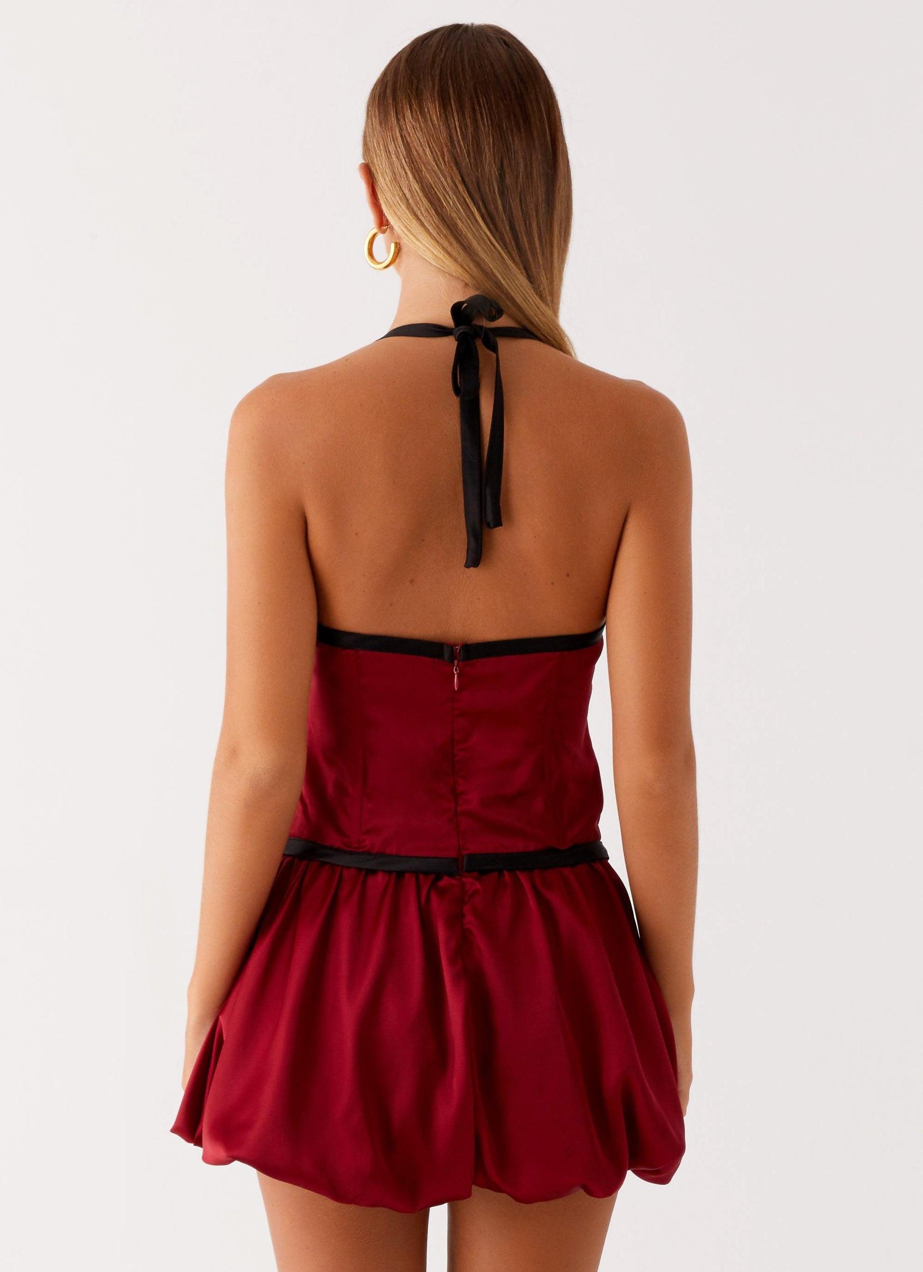 Pacific Mini Dress - Red Product Image