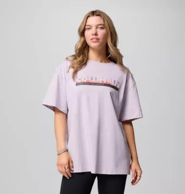 Columbia Womens Rolling Bend Graphic Oversized T-Shirt- Product Image
