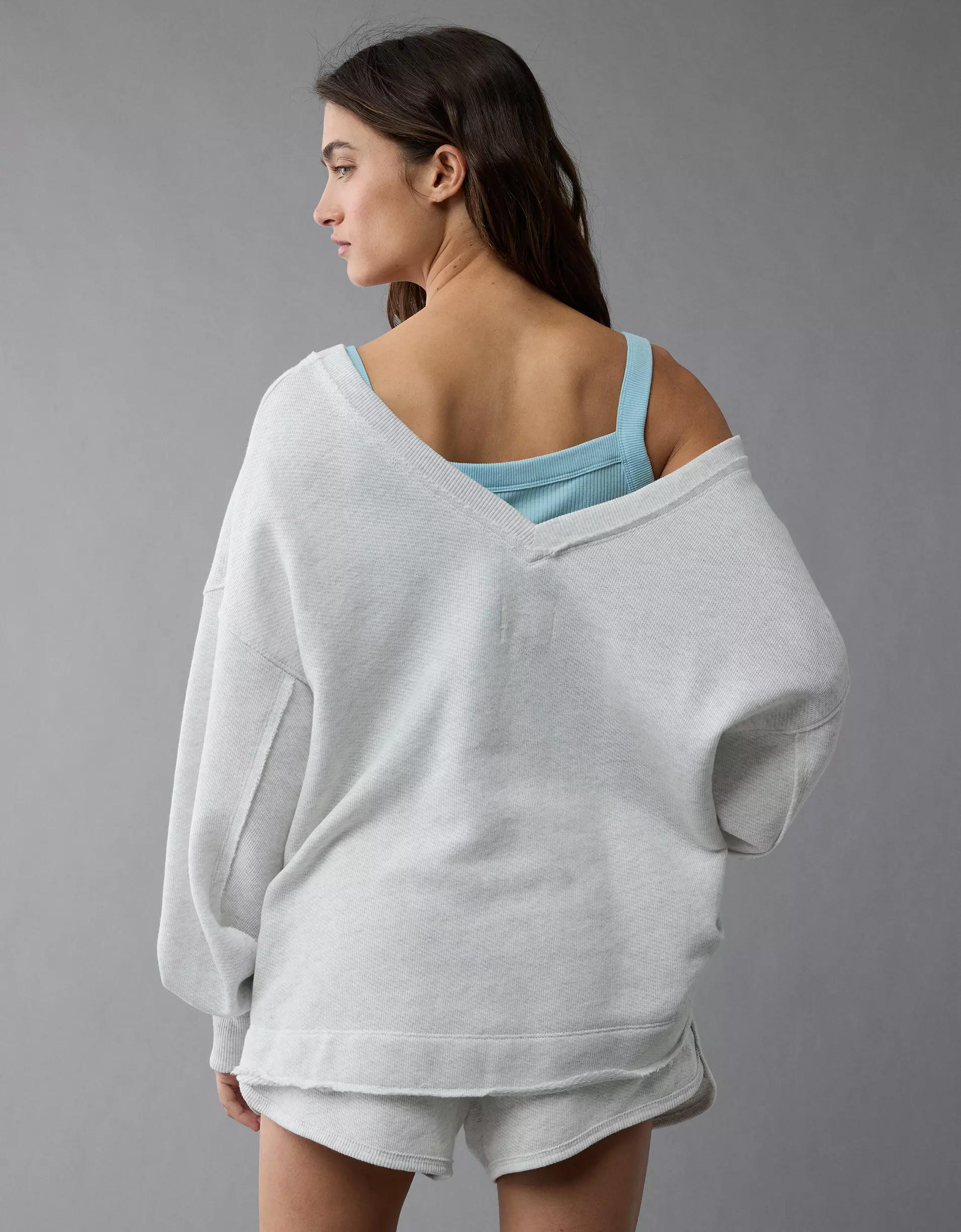 AE Saltwash Double V-Neck Sweatshirt Product Image