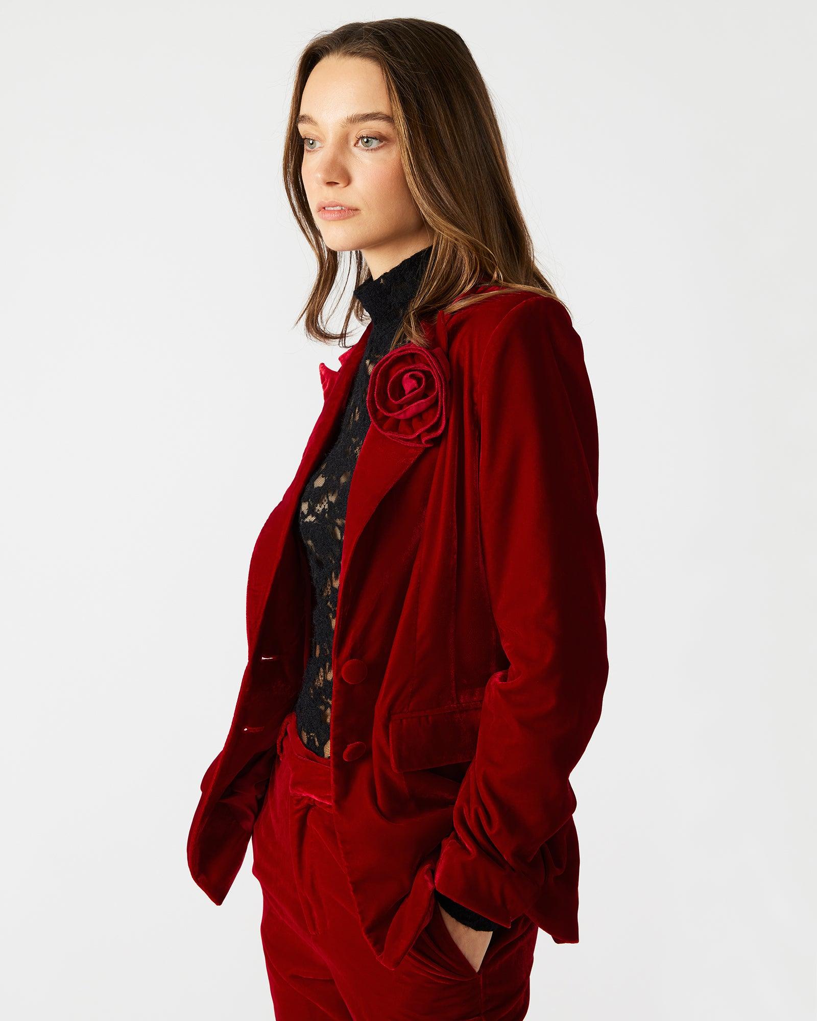 MERENE BLAZER RED Female Product Image