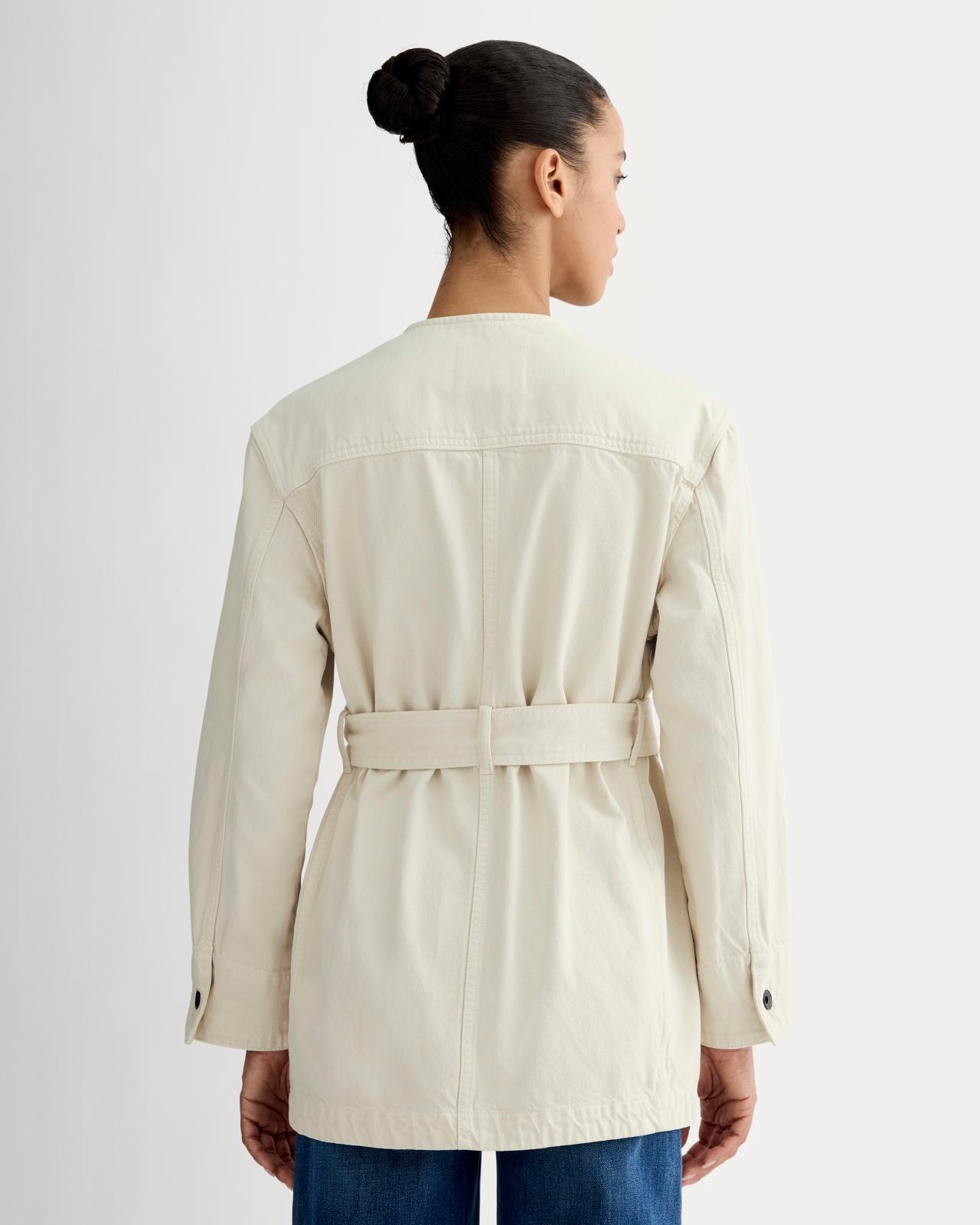 Womens Long Denim Barrel Jacket by Everlane Product Image
