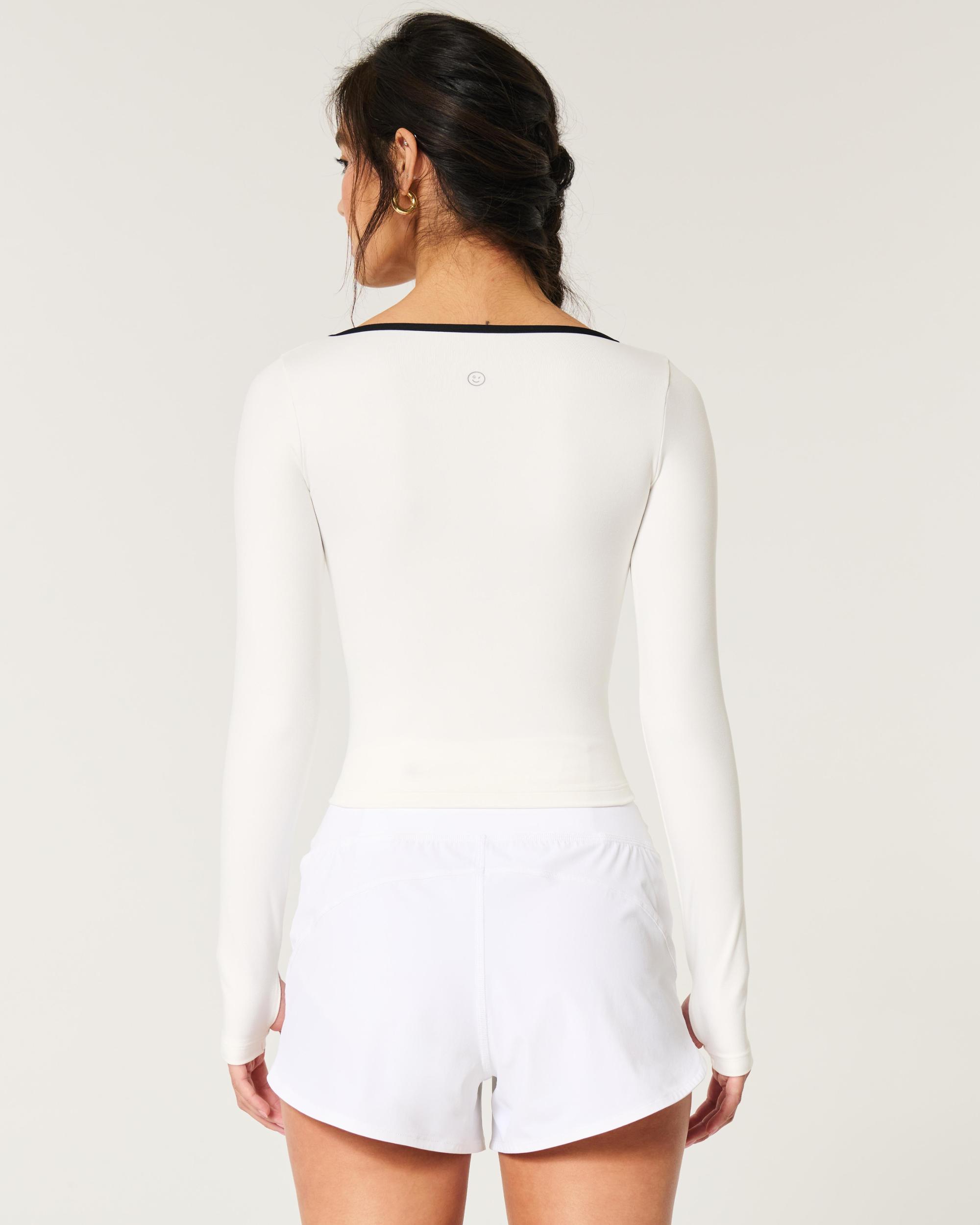 Gilly Hicks Active Recharge Under-Bust Long-Sleeve Top Product Image