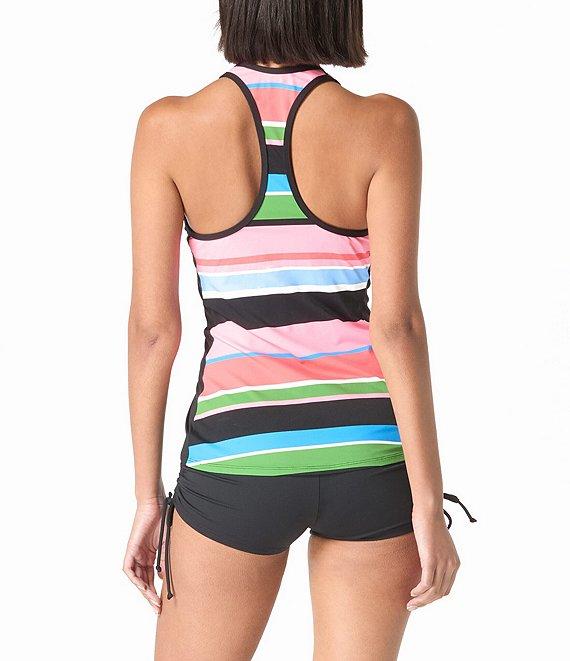 Beach House Solid Blake Adjustable Side Tie Swim Short Bottom Product Image