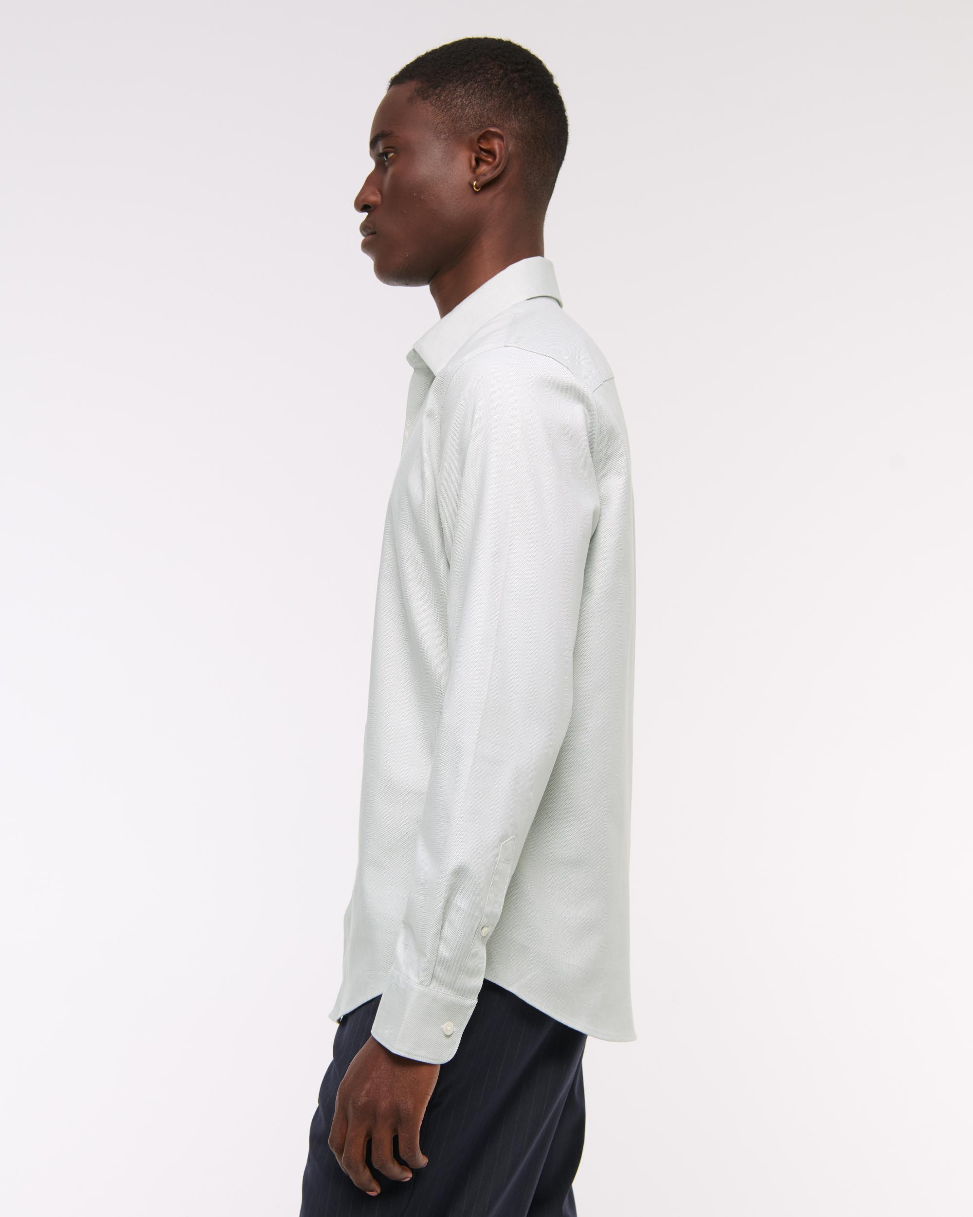 The A&F Collins Slim Suiting Shirt Product Image