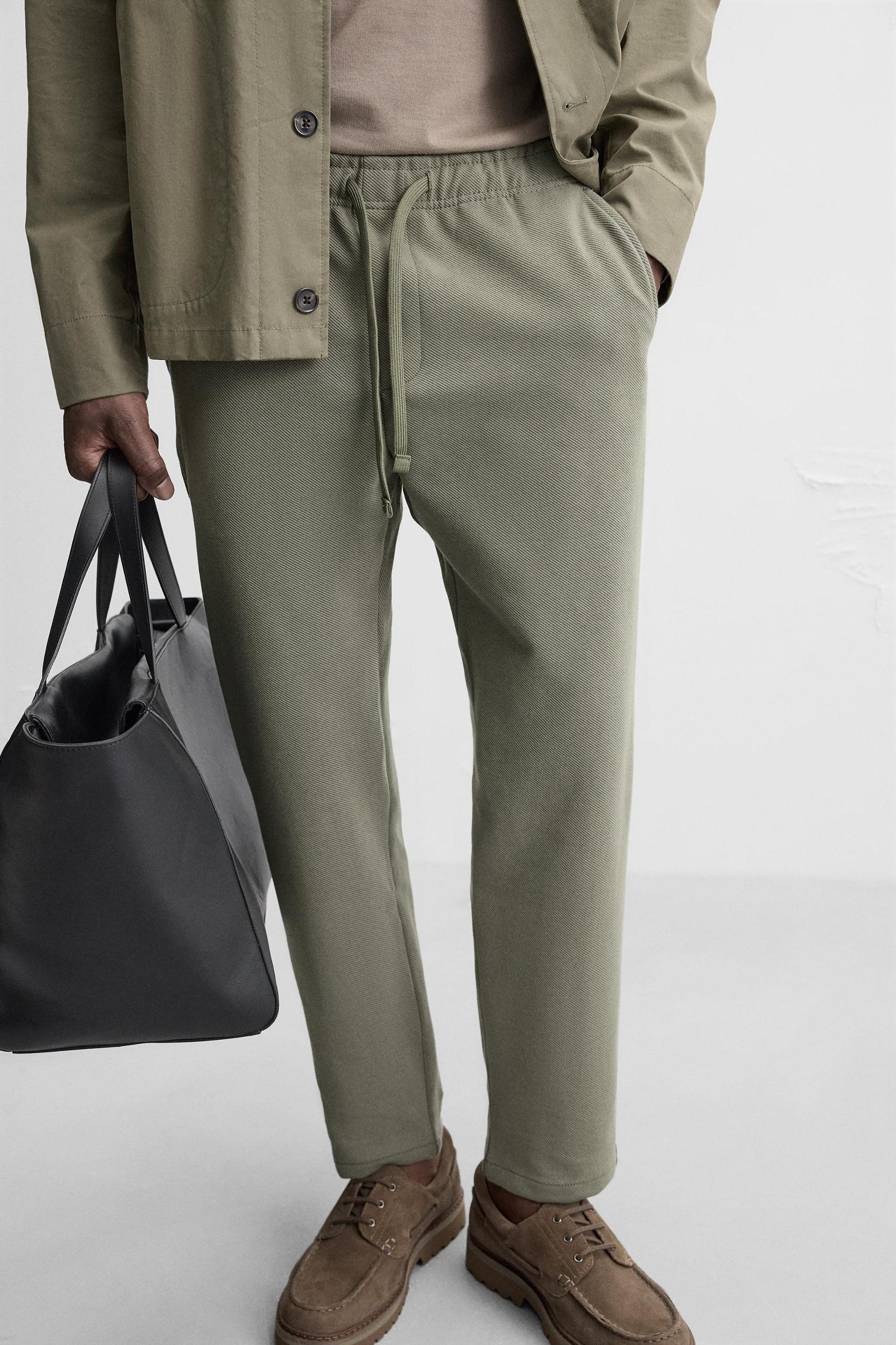 JOGGER WAIST STRETCH PANTS Product Image