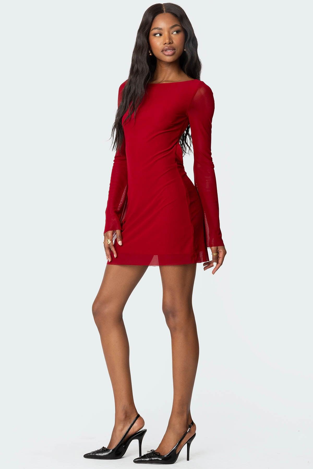 Reena Backless Mini Dress Product Image