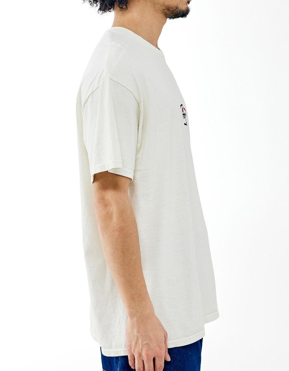 BDG Urban Outfitters Harmony Embroidery Mens Tee - WHITE Product Image