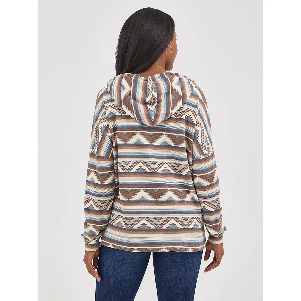 Women's Wrangler Geometric Relaxed Pullover Hoodie Product Image