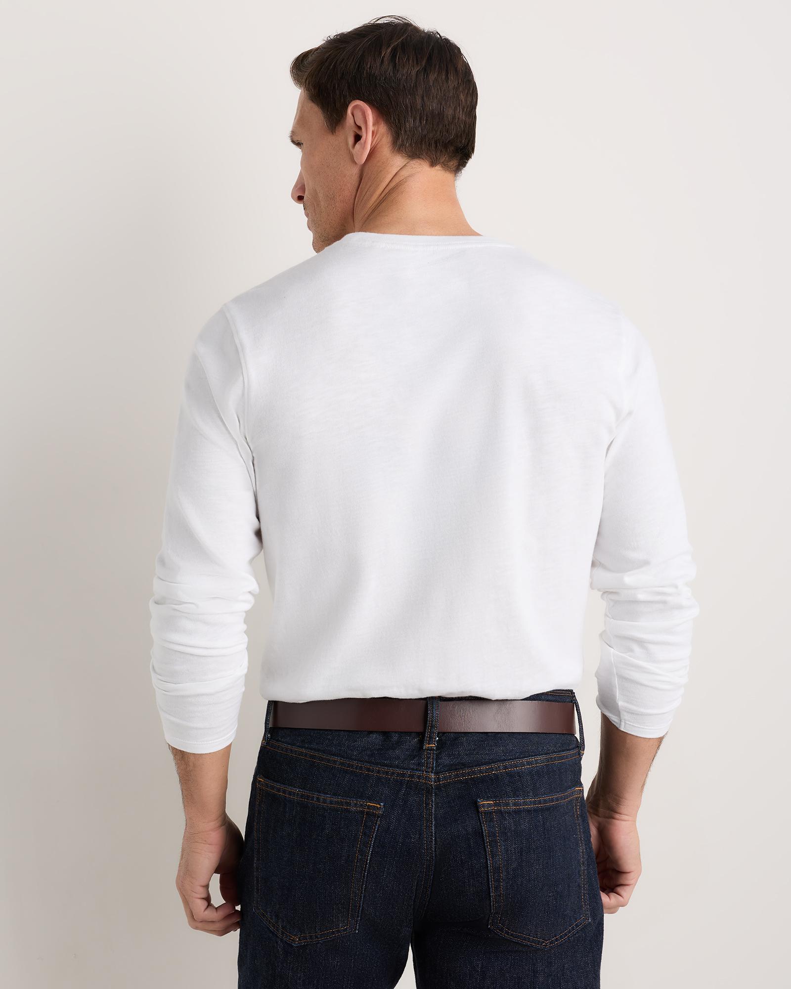 Quince | Men's Slub Long Sleeve T-Shirt Size XL, Organic Cotton Product Image