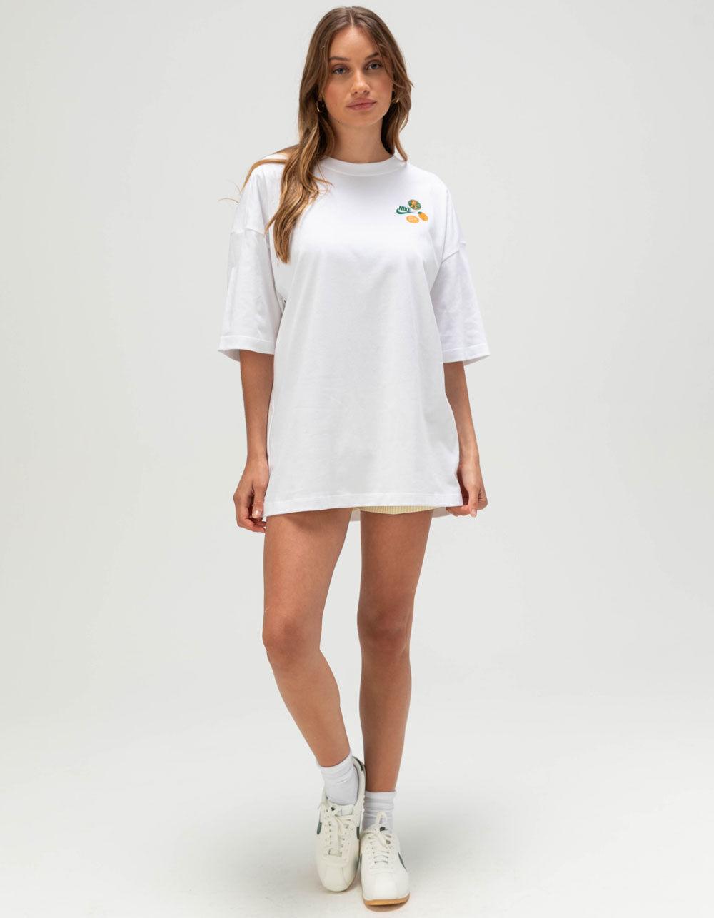 NIKE Sportswear Fruit SPD Womens Oversized Tee - WHITE Product Image