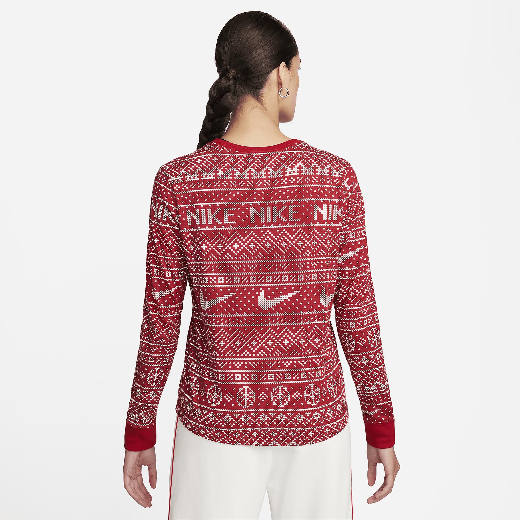 Nike Sportswear Essential Women's Long-Sleeve Holiday Top Product Image