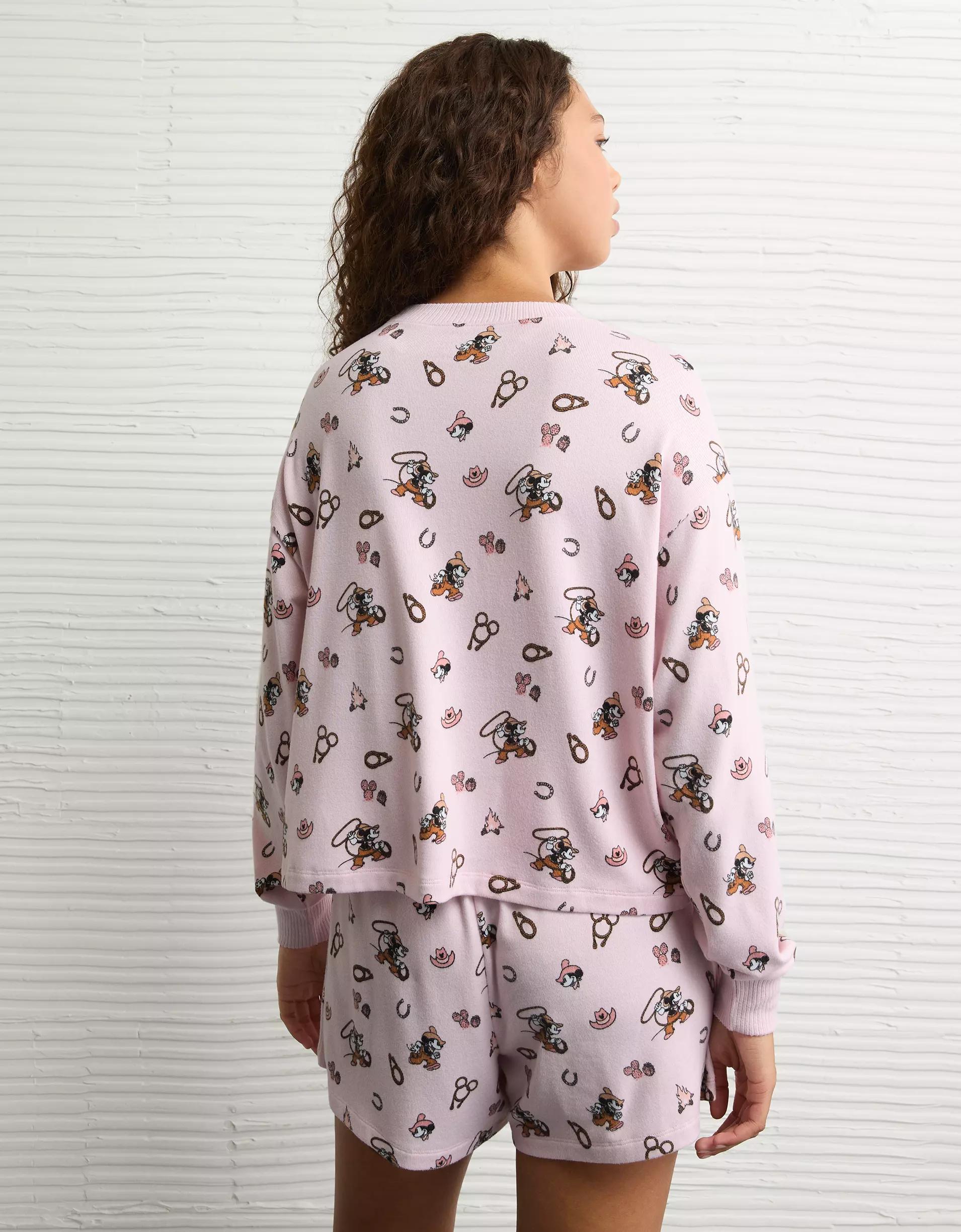 AE Luxe Plush Mickey Mouse PJ Set Product Image