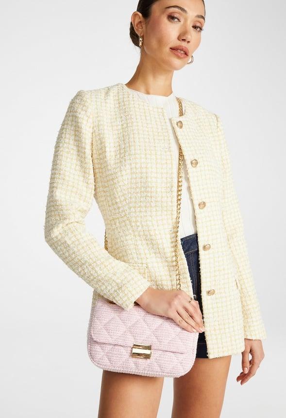 Quilted Push Lock Crossbody Product Image