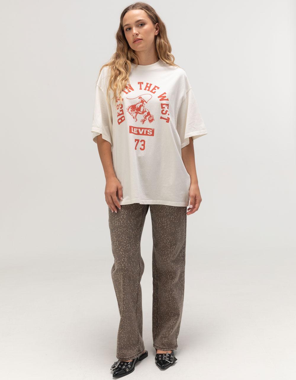 LEVI'S Best In The West Womens Premium Tee - CREAM Product Image