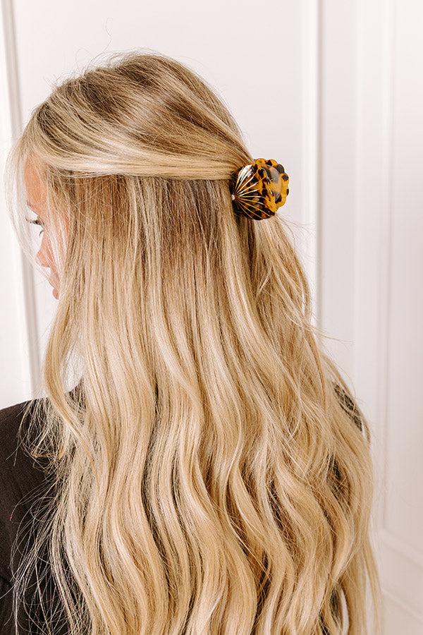 Seashells And Sunshine Hair Claw Clip in Tortoiseshell Product Image