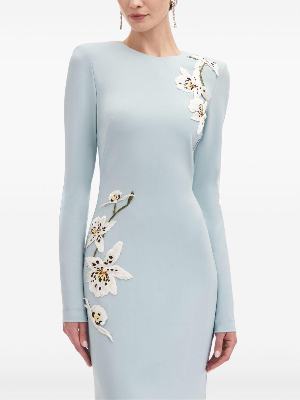 Orchid Threadwork cady gown Product Image