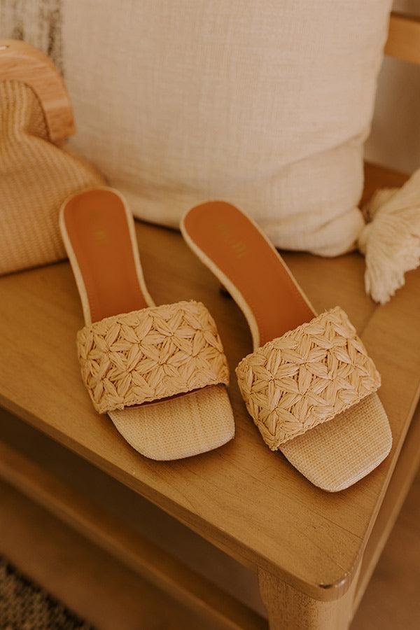 Party In Paradise Raffia Woven Heel Product Image