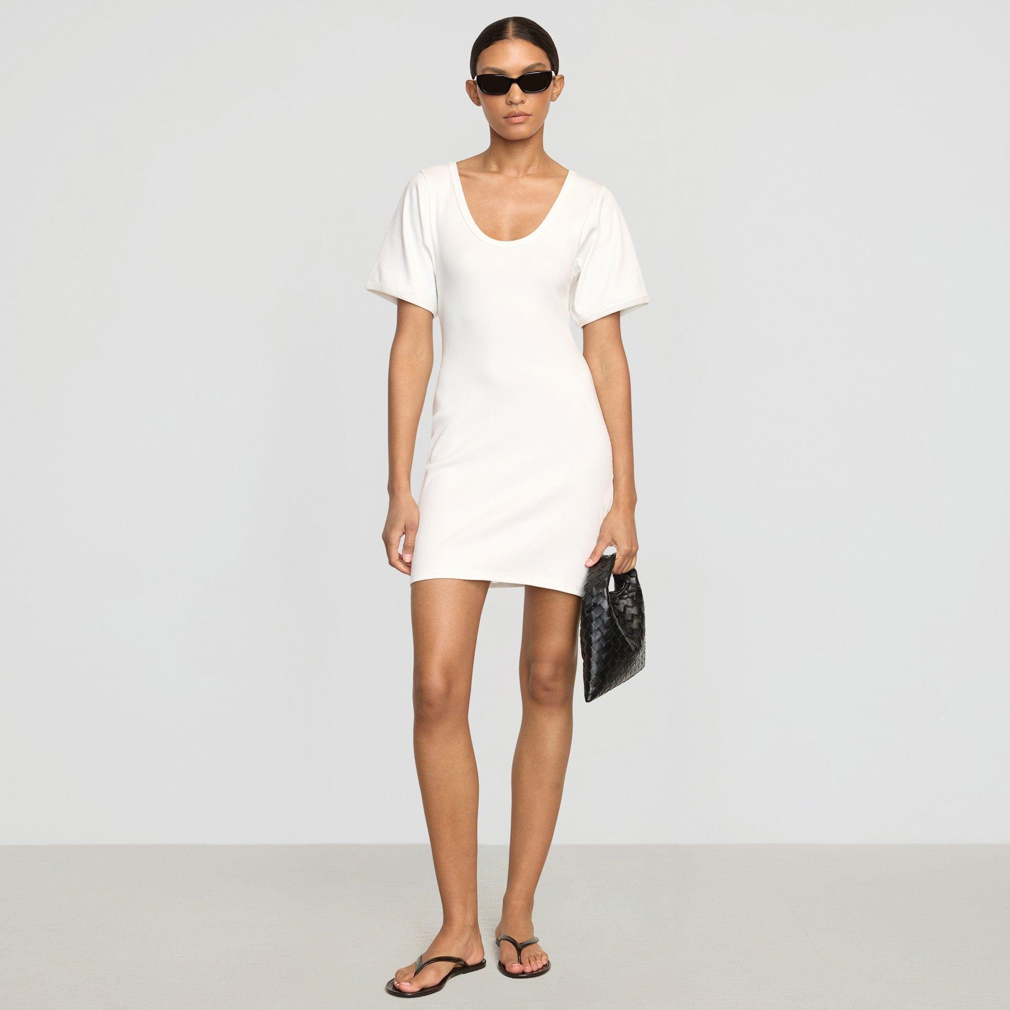 Rae Sculpted Scoop-Neck Mini Dress Product Image