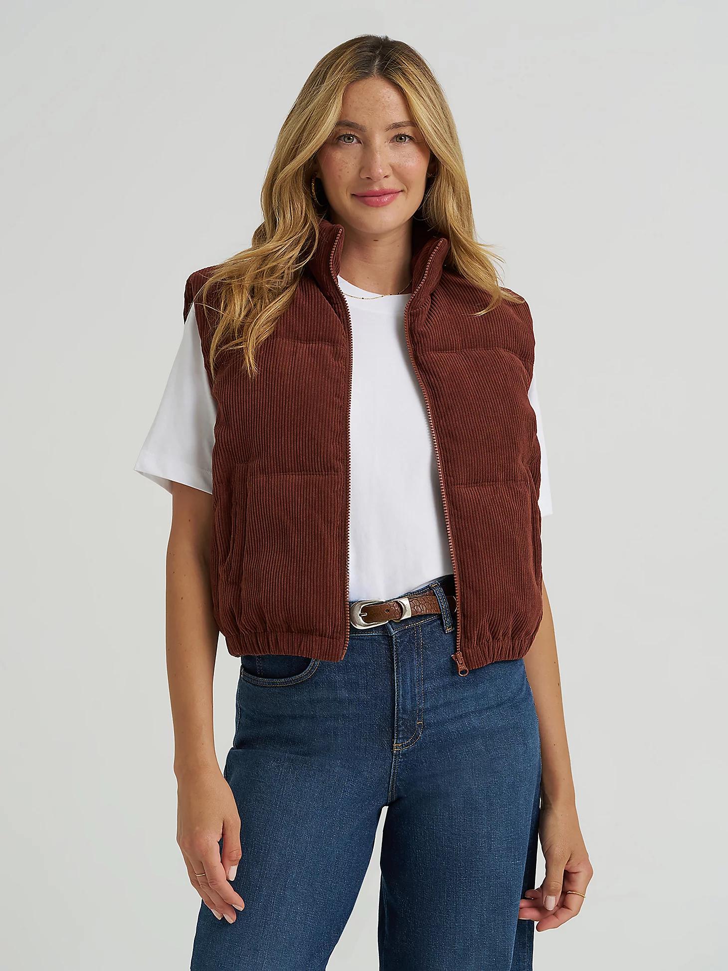 Women's Corduroy Puffer Vest | Women's Jackets & Outerwear | Lee® Product Image