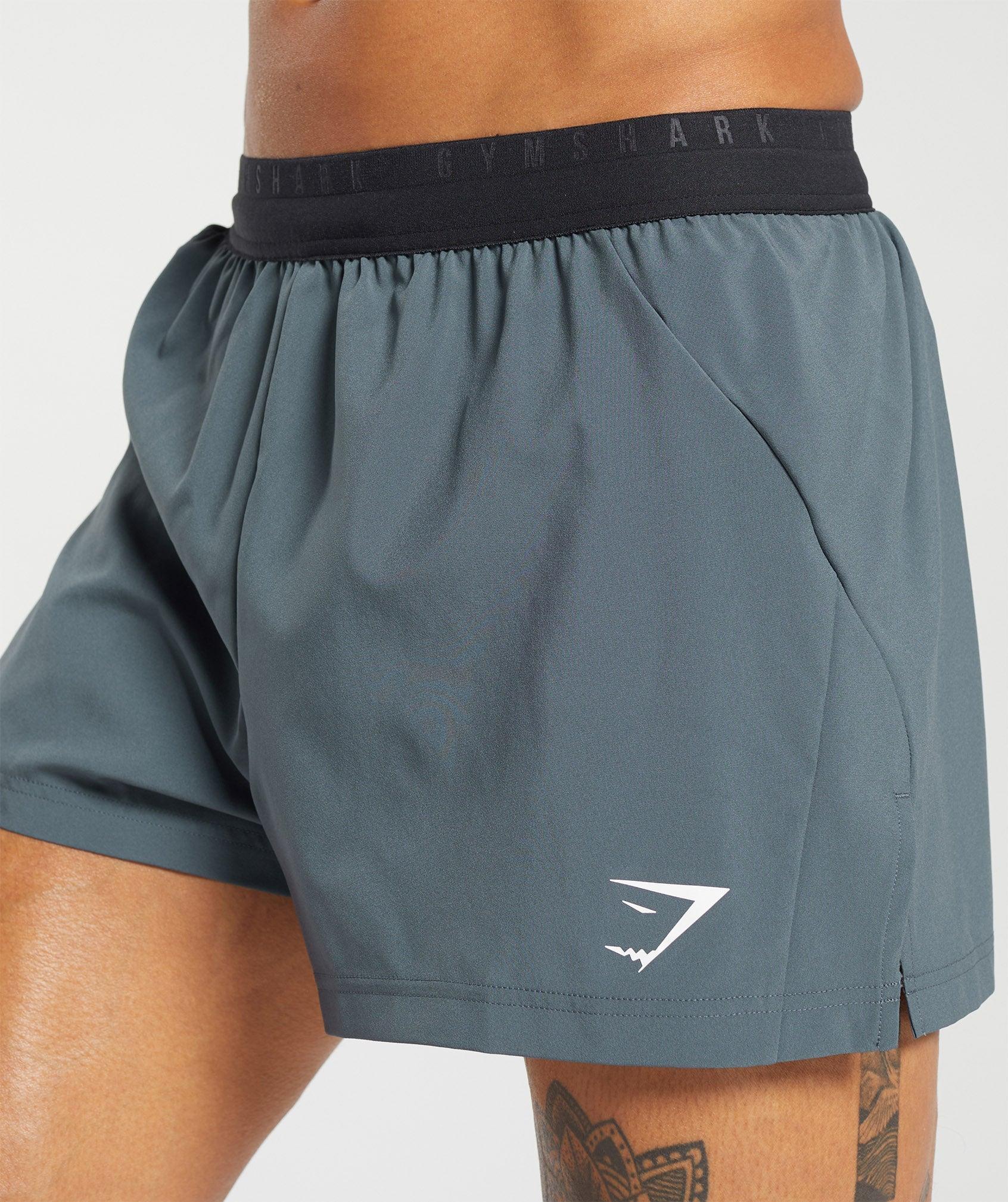 Gymshark Sport Run 3" Shorts - Titanium Blue Male Product Image