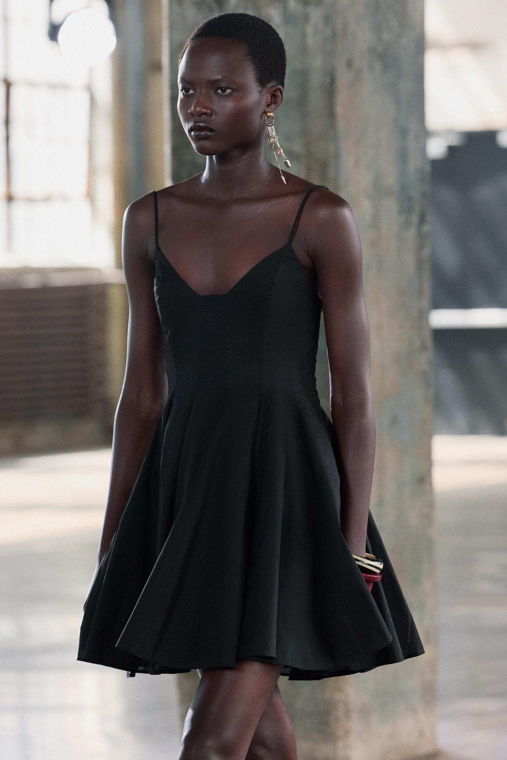 ZW COLLECTION SHORT POPLIN DRESS Product Image