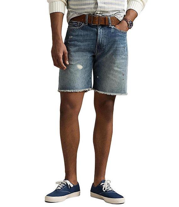Polo Ralph Lauren Vintage Classic Denim 8#double; Inseam Shorts Product Image