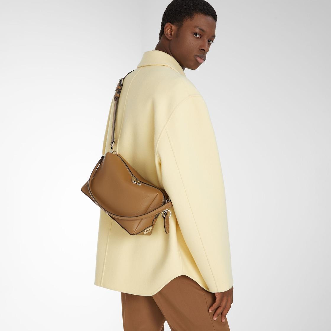 Fendi Lui Medium Light brown leather bag Product Image