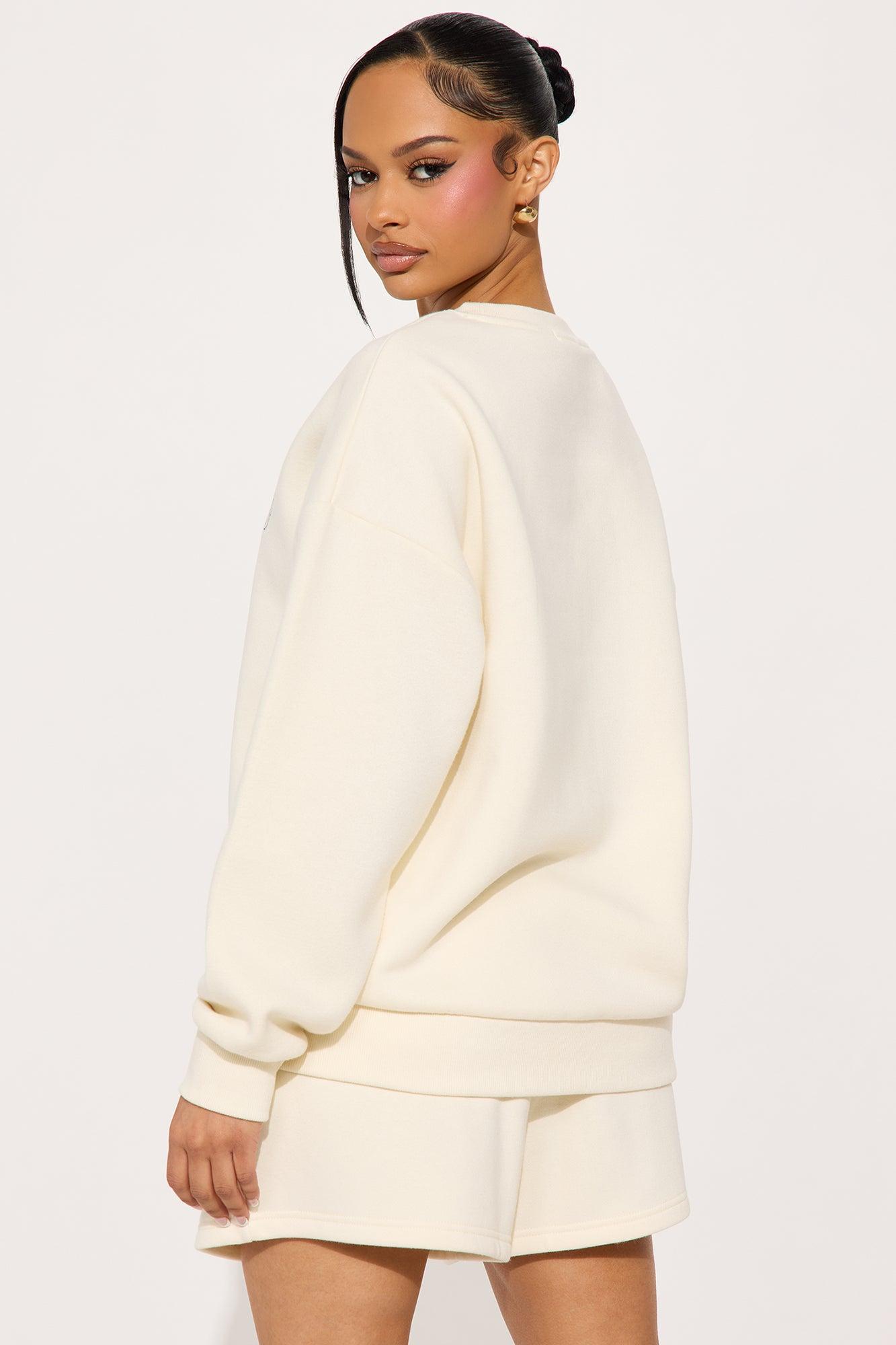 Seashell Fantasy Fleece Short Set - Ivory Product Image