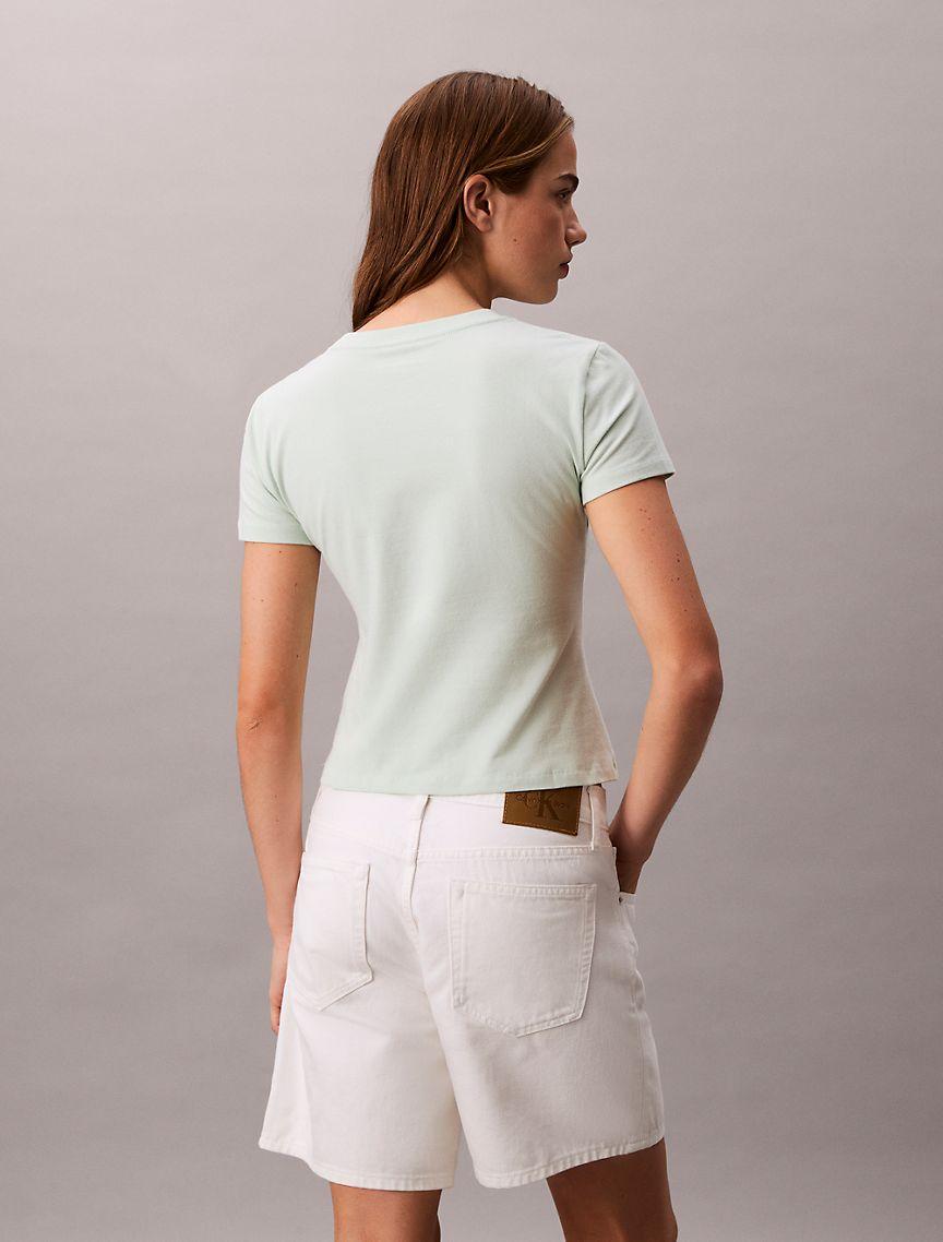 Slim Floral Monogram Logo Tee Product Image