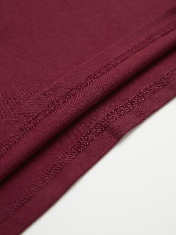 Off Shoulder Graphic Print Slim Long Sleeve Tee Product Image